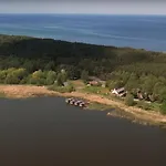 Houseboat In Azy By Jamno And The Sea Łazy