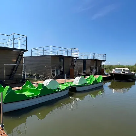 Houseboat In Azy By Jamno And The Sea Botel Łazy