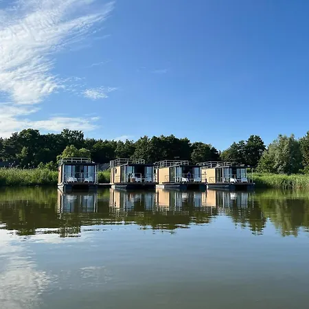 Houseboat In Azy By Jamno And The Sea Łazy