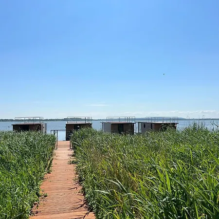 Houseboat In Azy By Jamno And The Sea